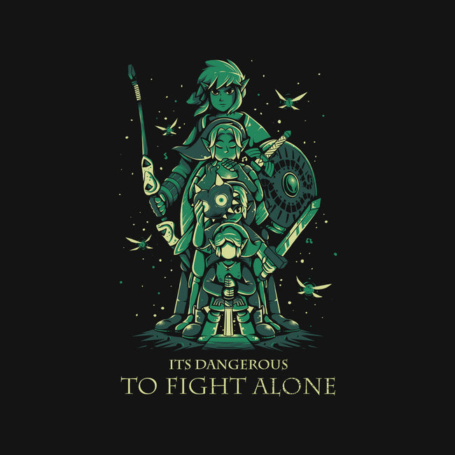 Don't Fight Alone-Mens-Basic-Tee-yumie