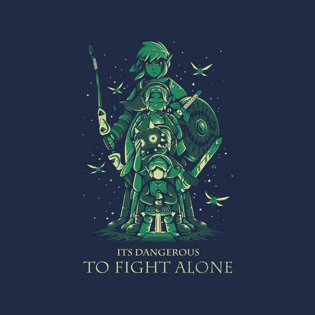 Don't Fight Alone-Womens-Fitted-Tee-yumie