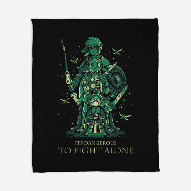 Don't Fight Alone-None-Fleece-Blanket-yumie