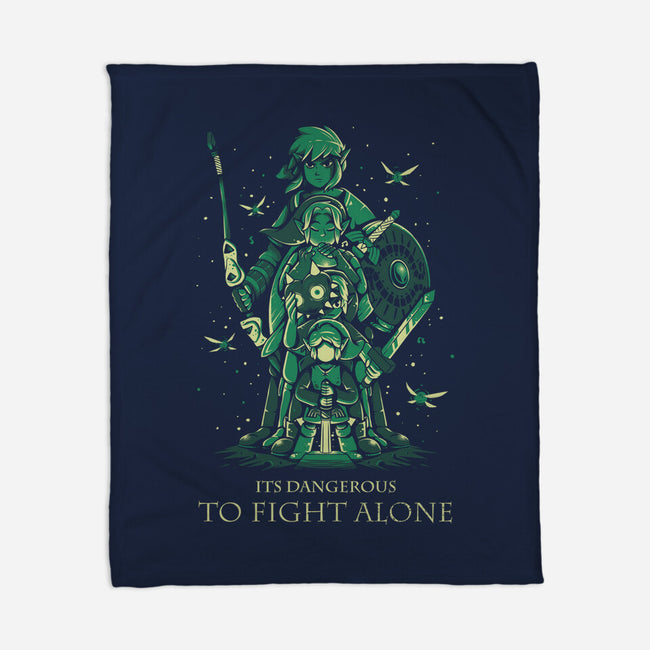 Don't Fight Alone-None-Fleece-Blanket-yumie