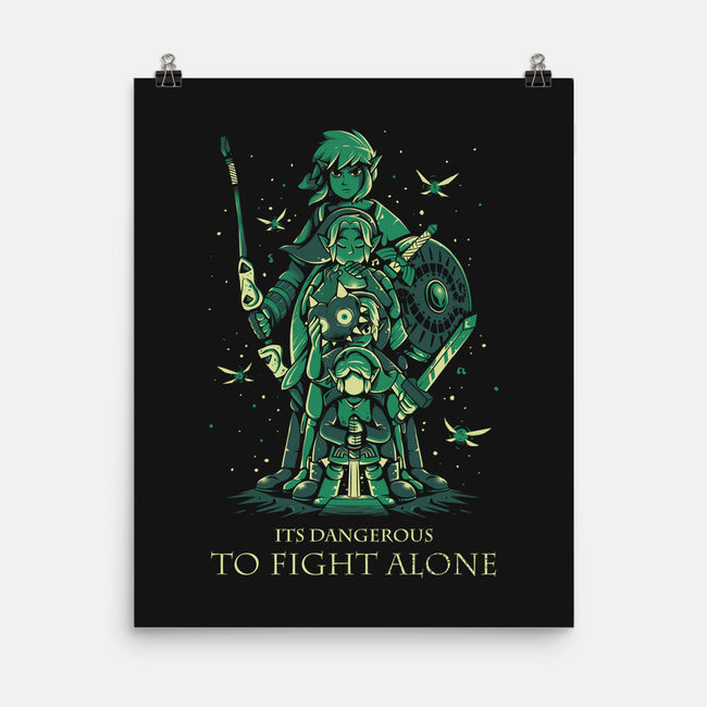 Don't Fight Alone-None-Matte-Poster-yumie