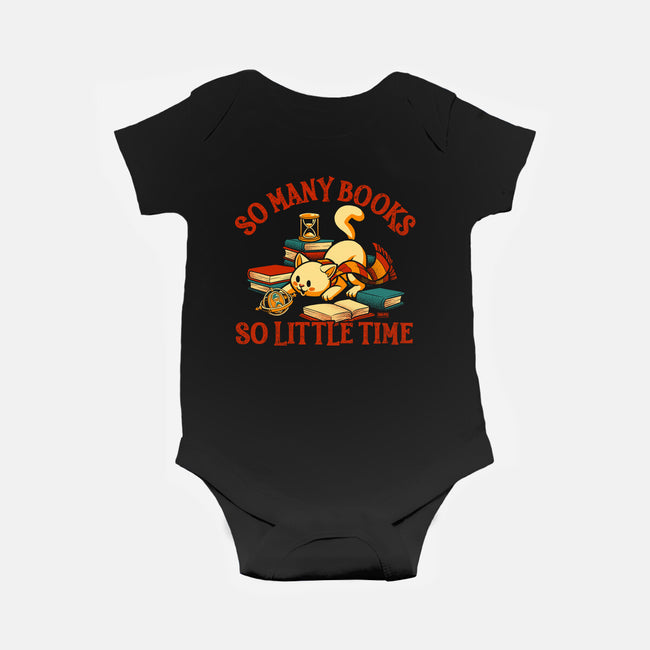 Many Books So Little Time-Baby-Basic-Onesie-worlddominationforcats