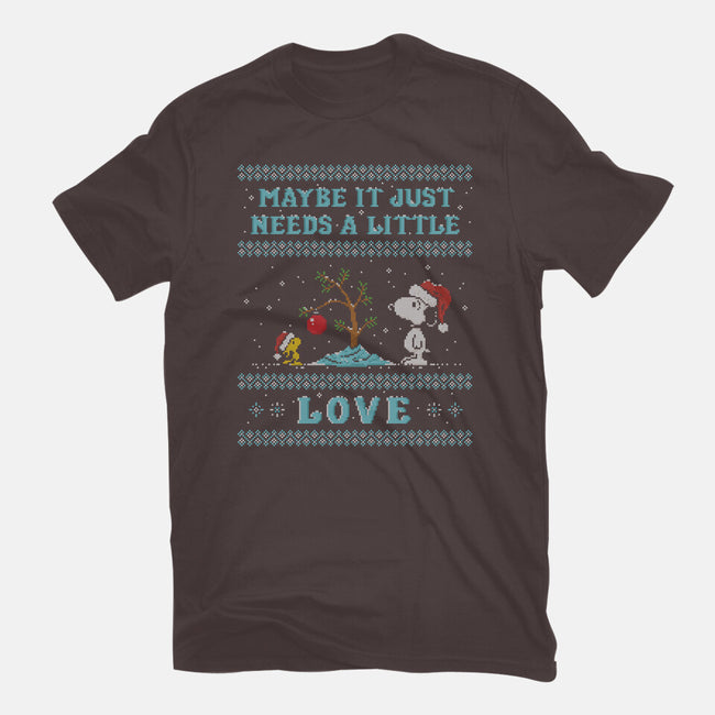 Maybe It Just Needs Love-Mens-Basic-Tee-kg07