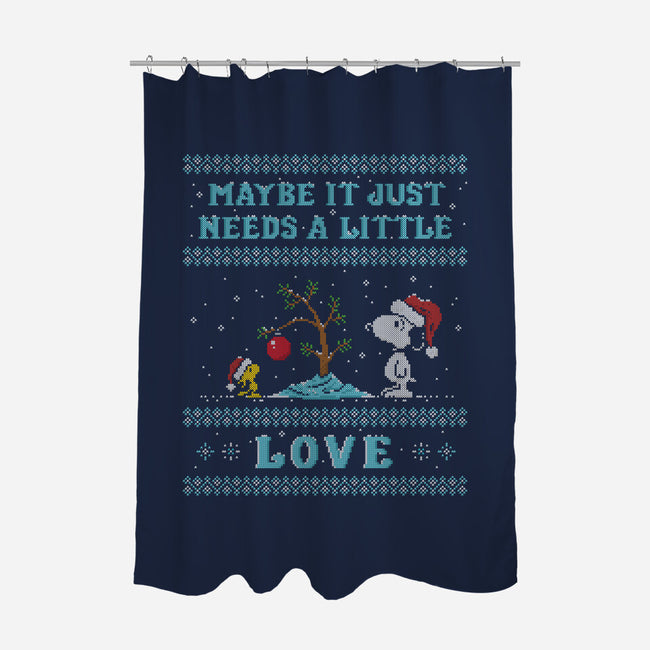 Maybe It Just Needs Love-None-Polyester-Shower Curtain-kg07