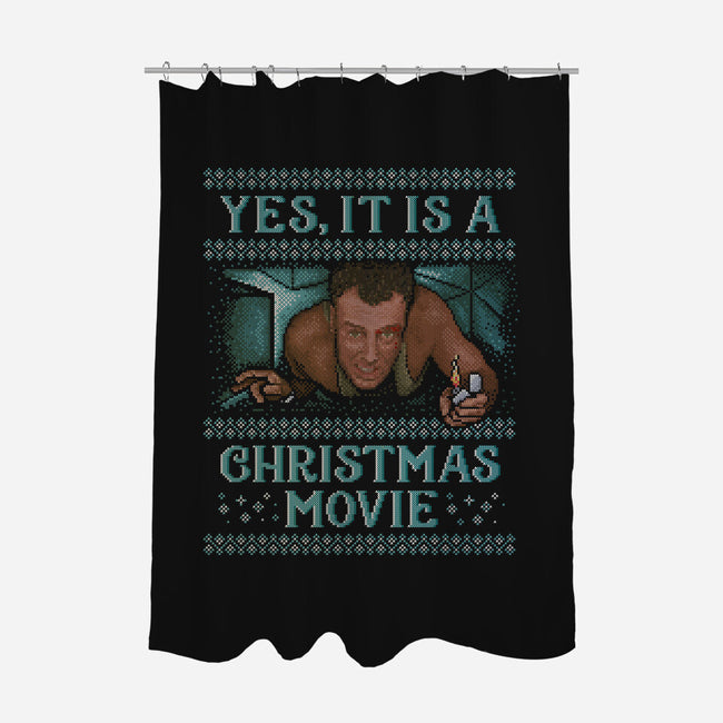 Gen X Christmas Movie-None-Polyester-Shower Curtain-kg07