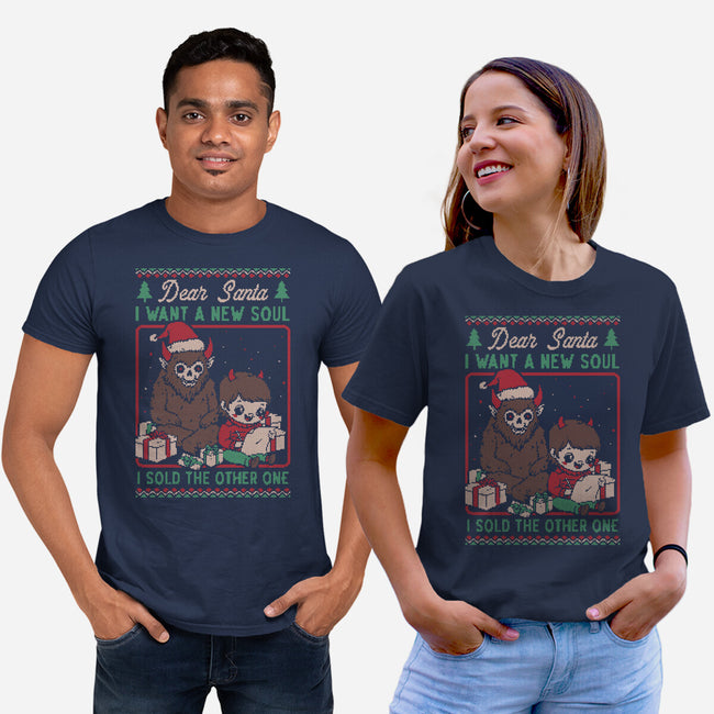 Ugly Sweater Christmas Pact-Unisex-Basic-Tee-Studio Mootant