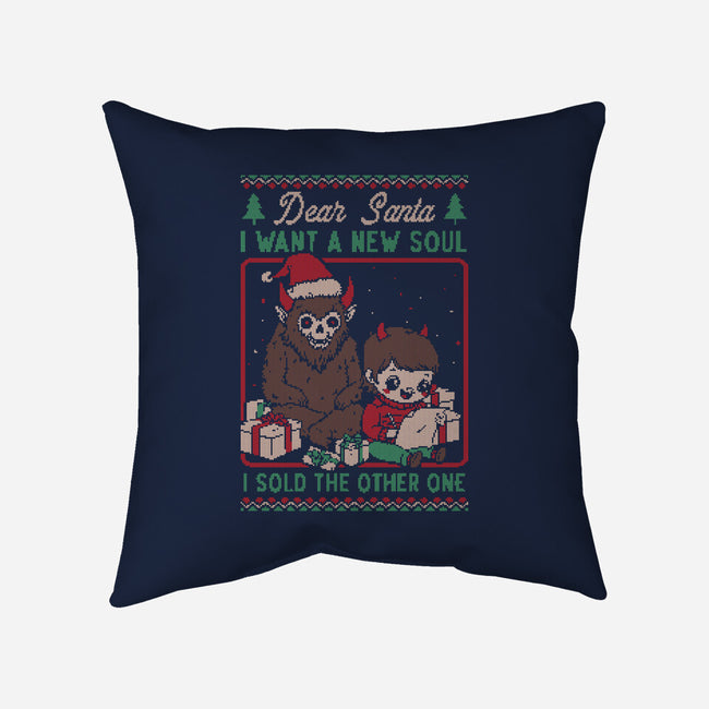 Ugly Sweater Christmas Pact-None-Removable Cover w Insert-Throw Pillow-Studio Mootant