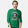 Ugly Sweater Spooky Christmas-Mens-Long Sleeved-Tee-Studio Mootant