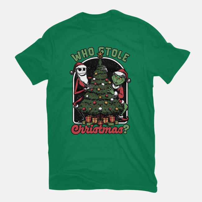 Stealing Christmas Movies-Unisex-Basic-Tee-Studio Mootant