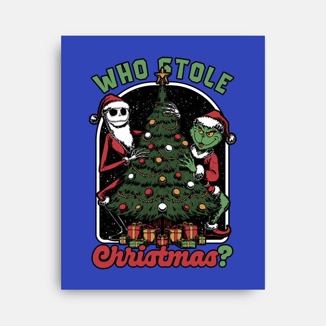 Stealing Christmas Movies-None-Stretched-Canvas-Studio Mootant