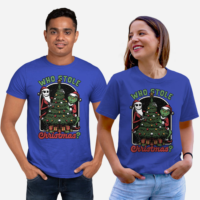 Stealing Christmas Movies-Unisex-Basic-Tee-Studio Mootant