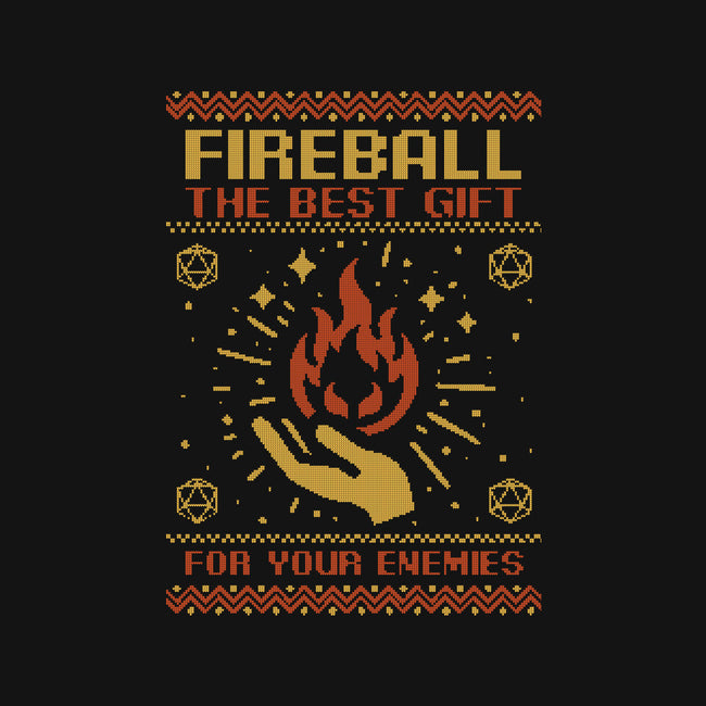 Ugly Sweater Fireball-None-Matte-Poster-Studio Mootant