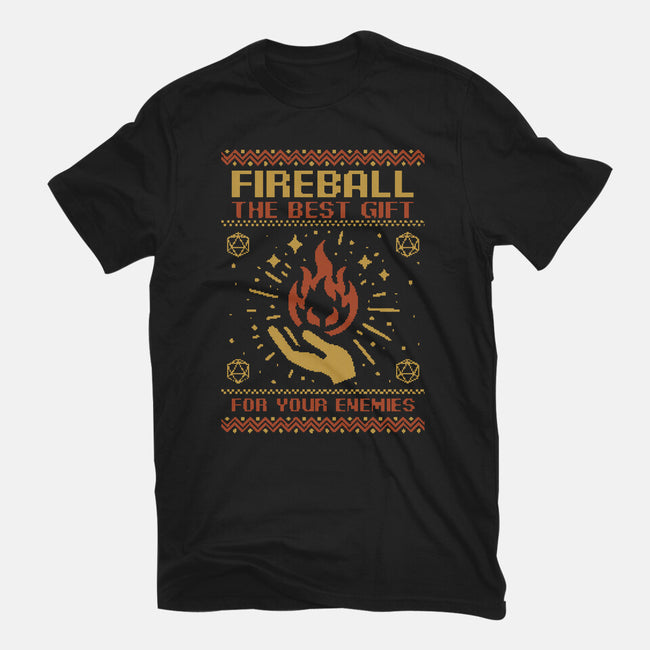 Ugly Sweater Fireball-Mens-Heavyweight-Tee-Studio Mootant