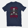 Creepy Christmas Skeleton-Mens-Basic-Tee-Studio Mootant