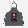 Creepy Christmas Skeleton-Unisex-Kitchen-Apron-Studio Mootant