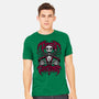 Creepy Christmas Skeleton-Mens-Heavyweight-Tee-Studio Mootant