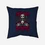 Creepy Christmas Skeleton-None-Removable Cover w Insert-Throw Pillow-Studio Mootant