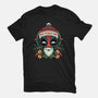 Ho Freakin Ho-Womens-Fitted-Tee-glitchygorilla