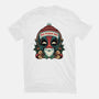 Ho Freakin Ho-Womens-Fitted-Tee-glitchygorilla