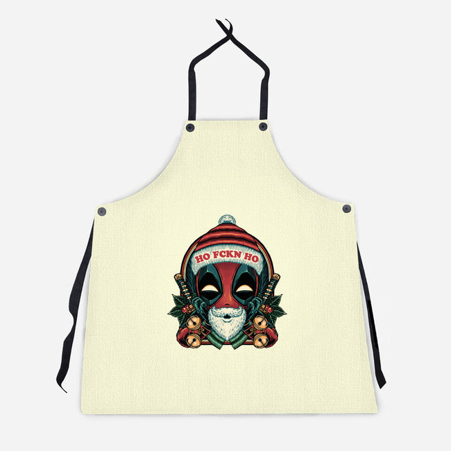 Ho Freakin Ho-Unisex-Kitchen-Apron-glitchygorilla