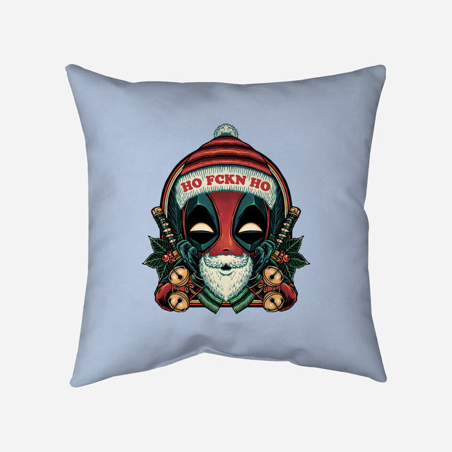 Ho Freakin Ho-None-Removable Cover w Insert-Throw Pillow-glitchygorilla