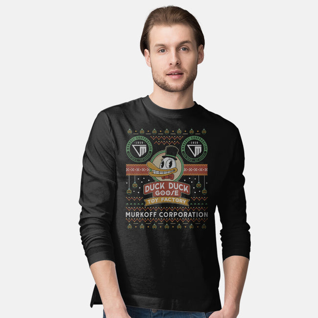 Sinyala Facility Ugly Sweater-Mens-Long Sleeved-Tee-LAGELANTEE