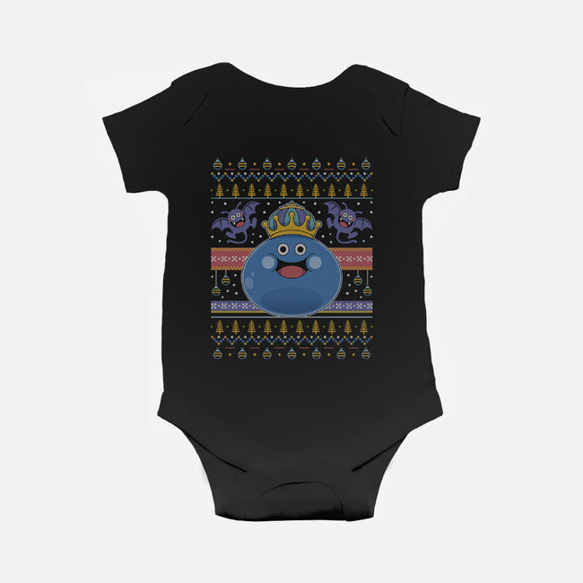 King Slime Ugly Sweater-Baby-Basic-Onesie-LAGELANTEE