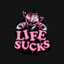 This Life Sucks-Womens-Fitted-Tee-glitchygorilla