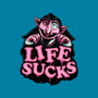 This Life Sucks-Womens-Fitted-Tee-glitchygorilla