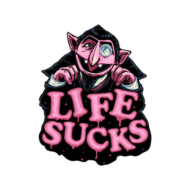 This Life Sucks-Womens-Fitted-Tee-glitchygorilla