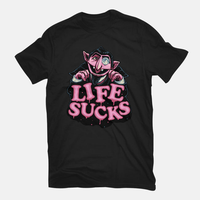 This Life Sucks-Mens-Basic-Tee-glitchygorilla