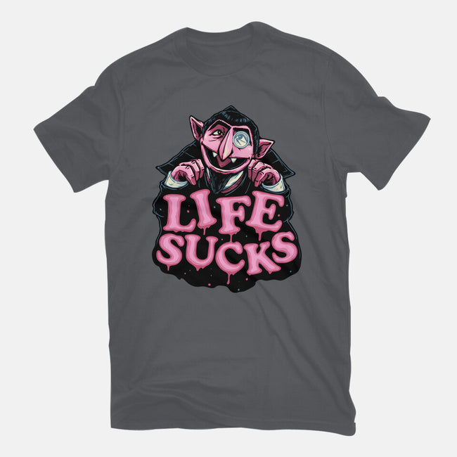 This Life Sucks-Mens-Basic-Tee-glitchygorilla