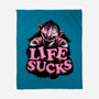 This Life Sucks-None-Fleece-Blanket-glitchygorilla