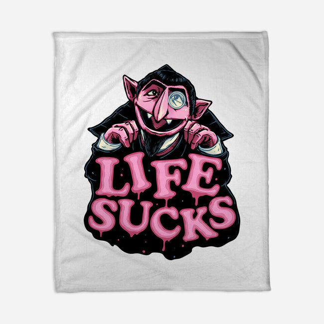 This Life Sucks-None-Fleece-Blanket-glitchygorilla