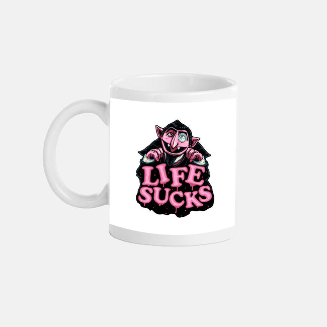 This Life Sucks-None-Mug-Drinkware-glitchygorilla