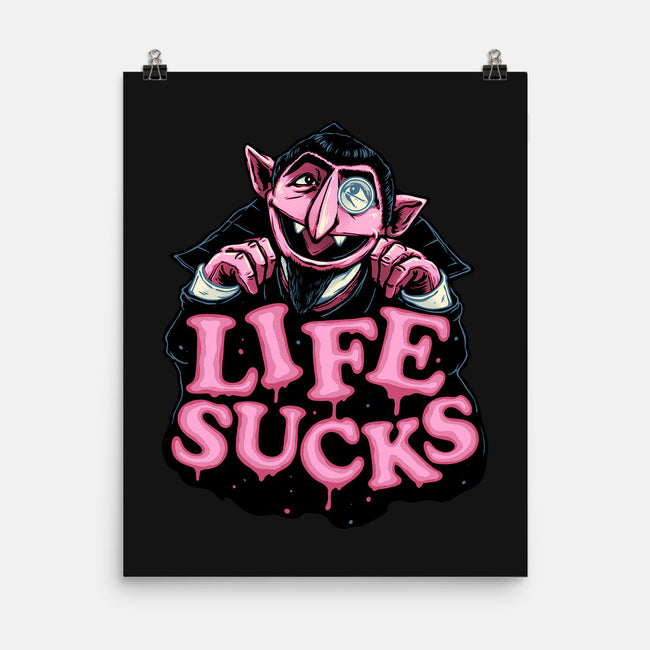 This Life Sucks-None-Matte-Poster-glitchygorilla