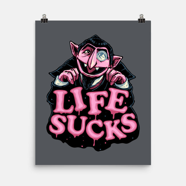 This Life Sucks-None-Matte-Poster-glitchygorilla