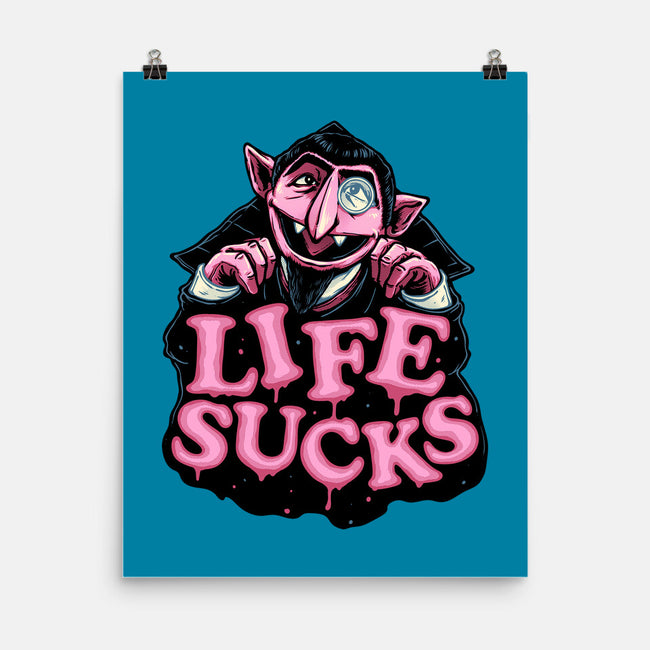 This Life Sucks-None-Matte-Poster-glitchygorilla