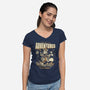 Ready For New Adventures-Womens-V-Neck-Tee-tobefonseca