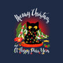 Meowy Christmas And A Happy Purr Year-None-Removable Cover w Insert-Throw Pillow-Tronyx79