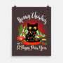 Meowy Christmas And A Happy Purr Year-None-Matte-Poster-Tronyx79