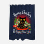 Meowy Christmas And A Happy Purr Year-None-Polyester-Shower Curtain-Tronyx79