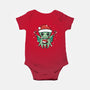 Christmas Cthulhu-Baby-Basic-Onesie-brunopires