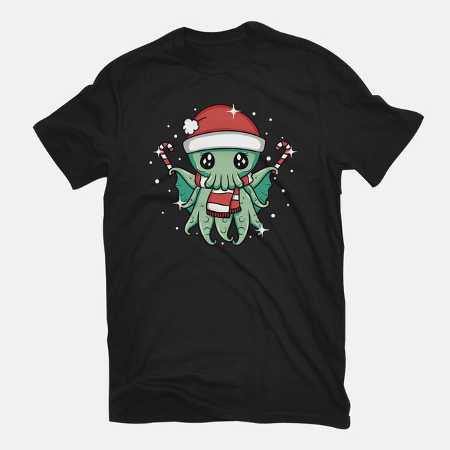 Christmas Cthulhu-Mens-Heavyweight-Tee-brunopires