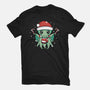 Christmas Cthulhu-Unisex-Basic-Tee-brunopires