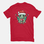 Christmas Cthulhu-Womens-Basic-Tee-brunopires