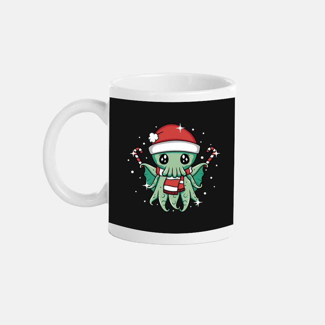 Christmas Cthulhu-None-Mug-Drinkware-brunopires