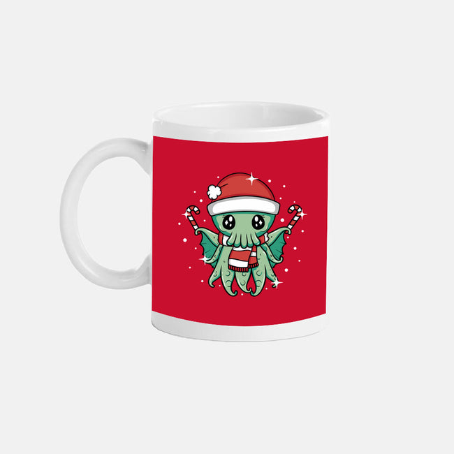 Christmas Cthulhu-None-Mug-Drinkware-brunopires