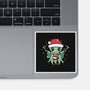 Christmas Cthulhu-None-Glossy-Sticker-brunopires