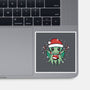 Christmas Cthulhu-None-Glossy-Sticker-brunopires